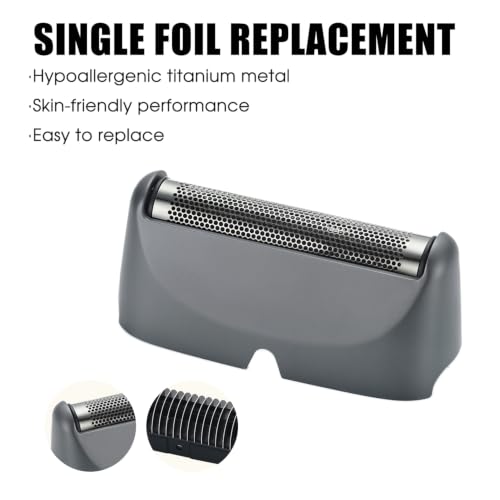 Grey 2 Pack Replacement Foil & Cutters for BaBylissPRO UV FXLFS2 Series Shavers - Hypoallergenic