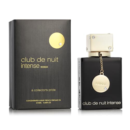 Armaf Club de Nuit Intense Perfume Oil for Women 0.6 fl oz / 18 ml - Long-Lasting Floral Spicy Amber Fragrance