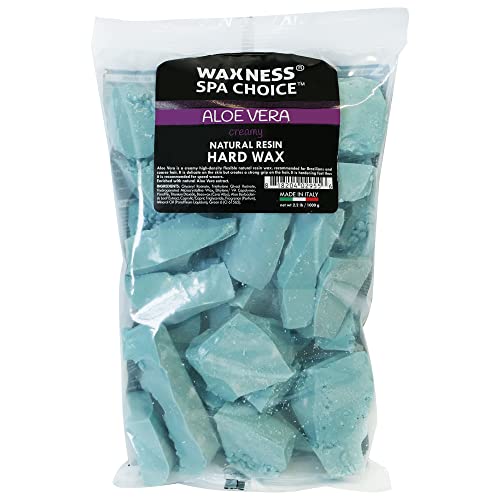 Waxness Aloe Vera Hard Wax Beads for Sensitive Skin 2.2 lb / 1 kg
