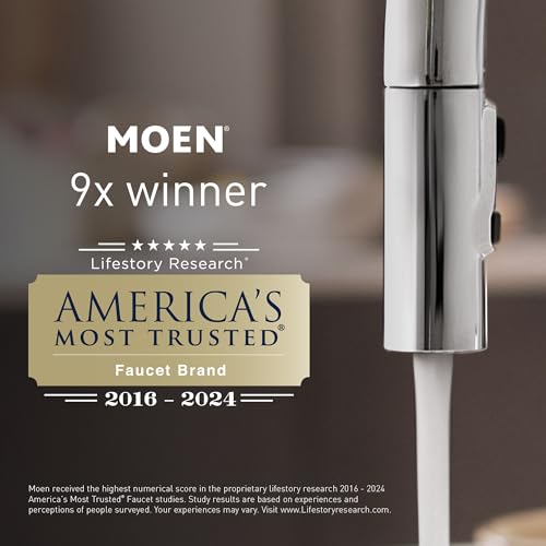 Moen 4-Function Brushed Nickel Handheld Showerhead Replacement Pack of 1