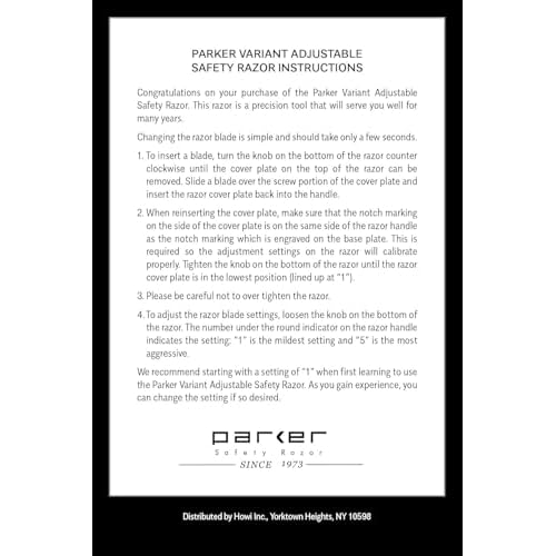 Parker ¡°Solar Storm¡± Ultra?Soft Synthetic Shaving Brush ? 28?mm Tuxedo Knot ? High?Density for Superior Lathering + Acrylic Stand