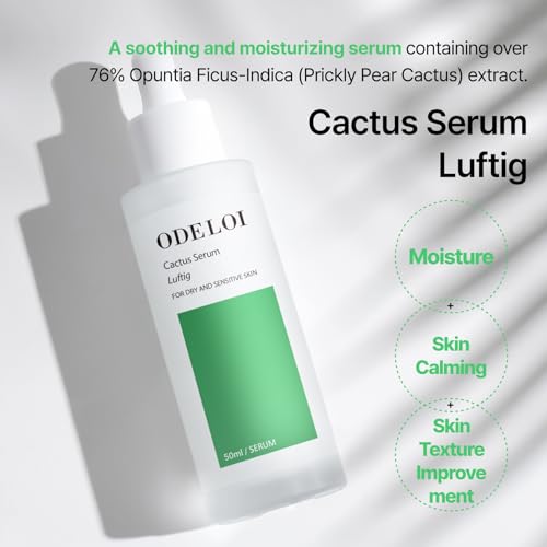 Hydrating Face Serum with Opuntia & Hyaluronic Acid - 50ml