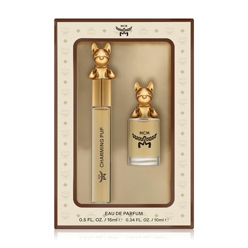MCM Charming Pup Fragrance Duo Gift Set - Mini & Travel Spray 0.42 Fl Oz