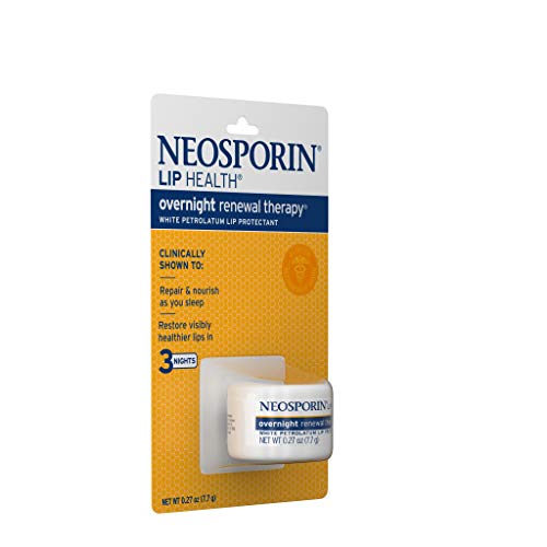 Neosporin Lip Health Overnight Renewal Therapy Lip Balm Set - 0.27 Ounce Pack of 5