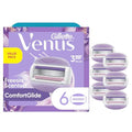 White Gillette Venus ComfortGlide Freesia Women's Razor Refill Cartridges - 6 Pack, Fits Venus Handles