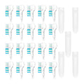 EBIEFLY 20 Pack White Dual Cross Action Toothbrush Replacement Heads for Oral B 4732 3733 4734 - Sensitive Brush Refills