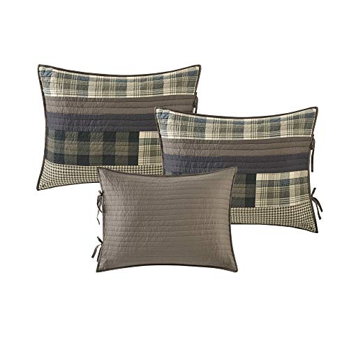 Woolrich Winter Plains Day Bed Cover Set Brown Tan 5 Piece - 75x39
