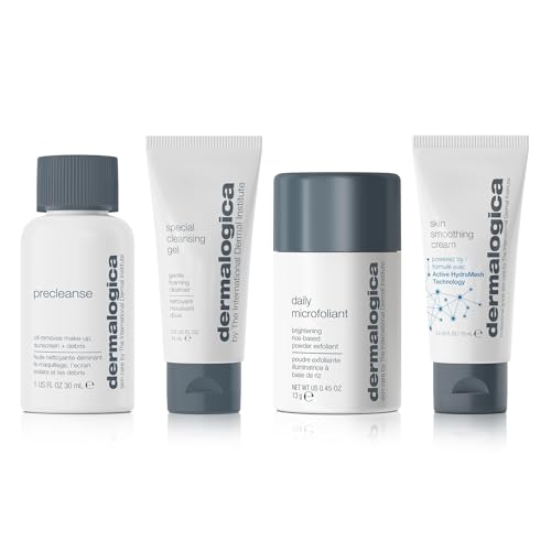 Dermalogica Healthy Skin Travel Skincare Kit - 4 Piece Set for All Skin Types