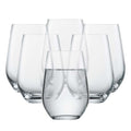 Clear 19 Ounce Universal Tumbler Set of 6 - Dishwasher Safe Tritan Glasses