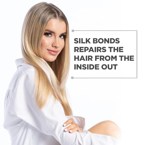 BioSilk Silk Therapy Original, Reconstructing Leave-In Hair Treatment, Adds Shine, Smooths & Prevents Split Ends, Sulfate-Free, Paraben-Free, Cruelty-Free, 7 Oz