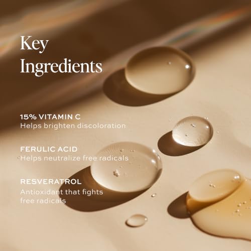 Vitamin C Face Serum with Hyaluronic Acid for Brightening & Dark Spots - 1 oz