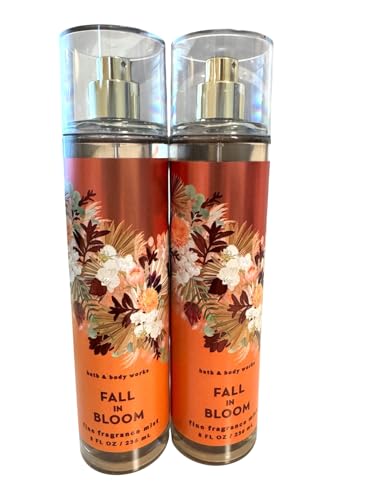 Set of 2 Fall in Bloom Fragrance Body Mist 8oz - Refreshing Nourishing Spray