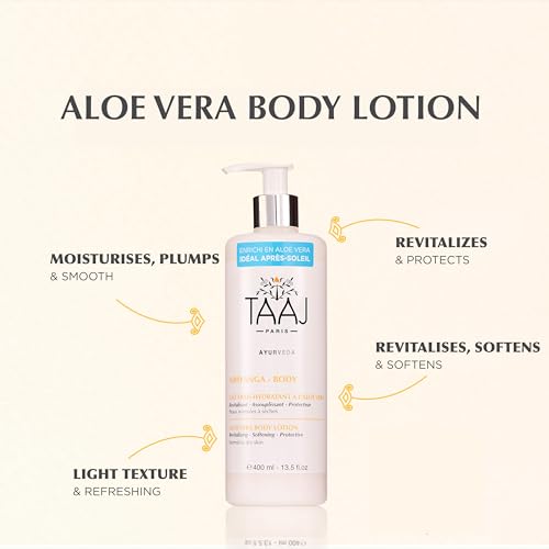 | Refreshing Body Milk with Aloe Vera ? Soothes, Hydrates & Revitalizes | Regenerating, Softening & Protective Actives | Non-Greasy Finish |Ayurvedic Skincare | 97% natural & Vegan | 13.5 fl oz