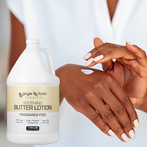 Unscented 1 Gallon Vegan Body Lotion Refill Pack of 2 for Dry & Sensitive Skin