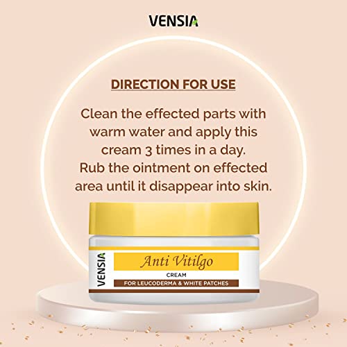 Anti Vitiligo Cream | Super Effective on Vitiligo, White Patches, Discoloration of Skin, Scar Removal, 50 Gram