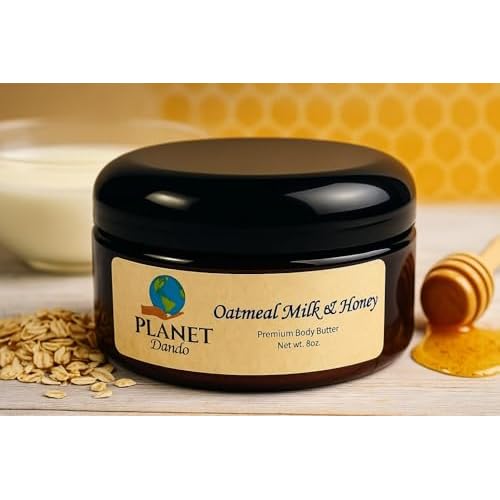 Oatmeal Milk & Honey Whipped Body Butter Nourishing, Rich, Shea Butter 8oz