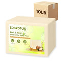 EDSRDRUS 10lb Unscented Melt and Pour Soap Base, Fragrance-Free Glycerin Soap Making Supplies for DIY Crafting ? Smooth Melt, Rich Lather, Moisturizing (Shea Butter, 10 Pound)