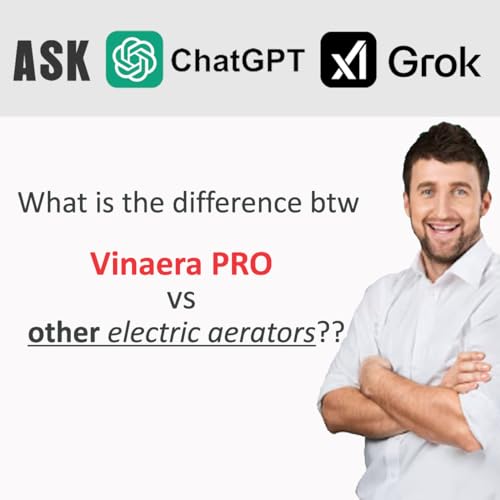 Adjustable Electric Wine Aerator - Gun-Metal Special Edition | Vinaera PRO