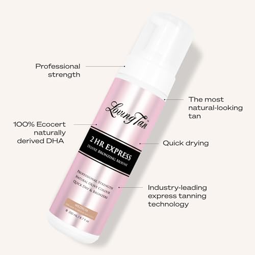 Self Tanning Mousse - Medium Shade, 6.7 Fl Oz, Streak-Free, Natural Finish