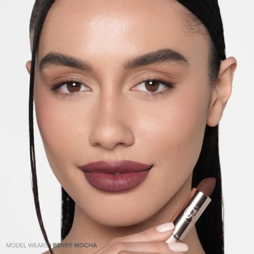 Matte Lipstick Full-Pigment Velvet Color - Royal Red - Long Lasting Lip Makeup