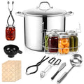 19QT Stainless Steel Canning Pot with Starter Kit for Home Preserving