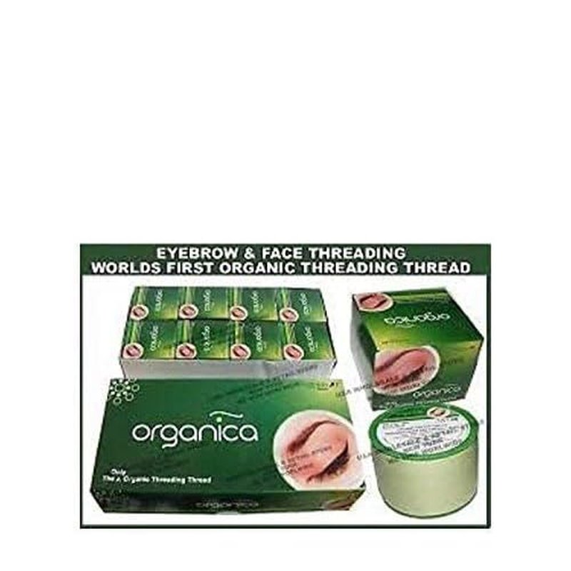 IndianStore4All Organica Eyebrow Thread Box of 8 Spools