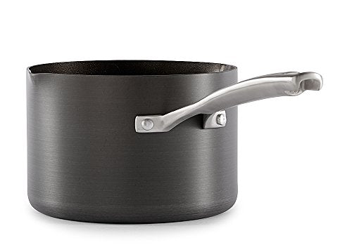 Nonstick Saucepan with Cover 2.5 Quart - Grey Kitchen Cookware