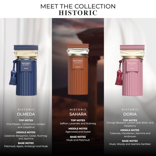 Unisex Extrait de Parfum - Historic Sahara by Afnan, 3.4 Fl Oz