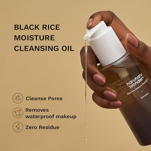 Black Rice & AHA Cleansing Oil & Gel Duo Set for Double Cleansing & Exfoliation