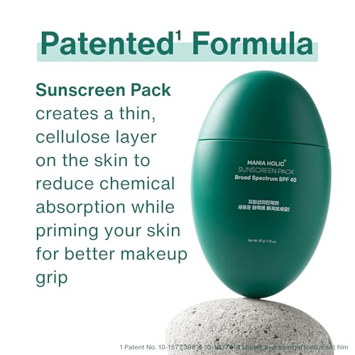 Korean SPF 40 Sunscreen Primer with No White Cast - Lightweight, Matte Finish, Pore-Friendly, 1.76 fl oz