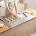 Extra Large Stainless Steel Cutting Board with Lip - 31.5" L x 22.8" W