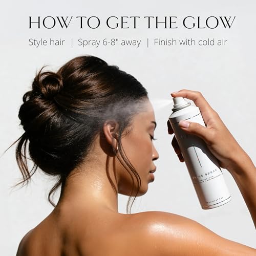 Anti-Frizz Shine Spray - Humidity Shield & Gloss Finish for Hair, 6 oz
