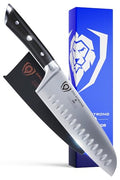 Dalstrong 7-Inch Santoku Knife Black G10 Handle - High-Carbon German Steel