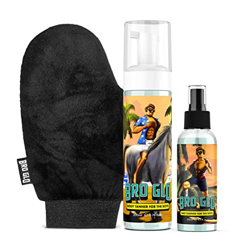 Self Tanner for Men Starter Bundle - Natural, Fast-Absorbing, Non-Greasy