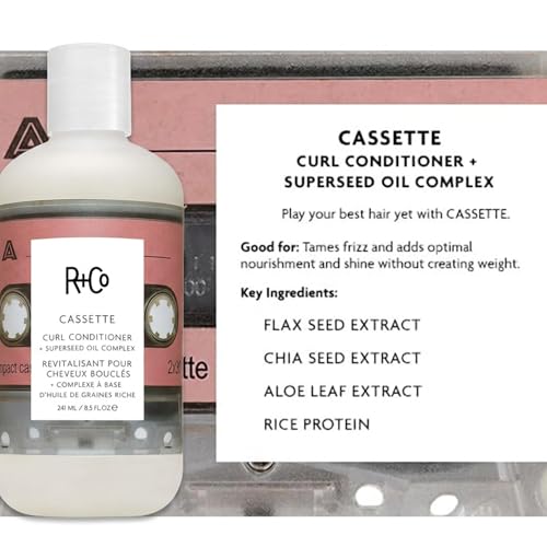 R+Co Cassette Curl Conditioner with Superseed Oil Complex 8.5 Fl Oz - Frizz Control & Moisture