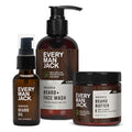 Unscented Beard Care Kit for Men Sensitive Skin Natural Ingredients