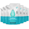 Method Waterfall Gel Hand Soap Refill Pack of 6 - 34oz Eco-Friendly Liquid Hand Wash