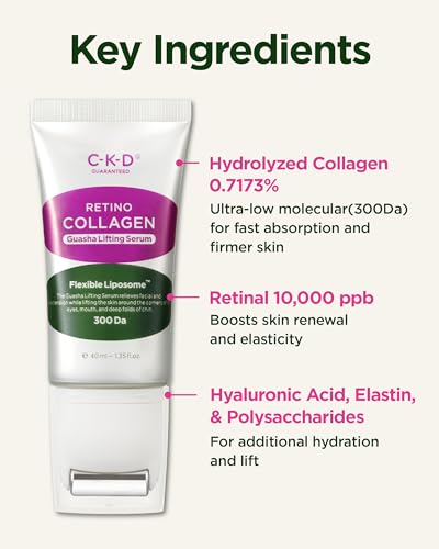 Retinal Collagen Gua Sha Face Serum 1.35 fl oz - Firming & Hydrating Skincare