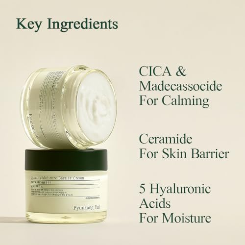 Pyunkgna Yul PKY Calming Cream & Maskpack/Instantly Soothes Sensitive Skin, Vegan, Korean Skincare