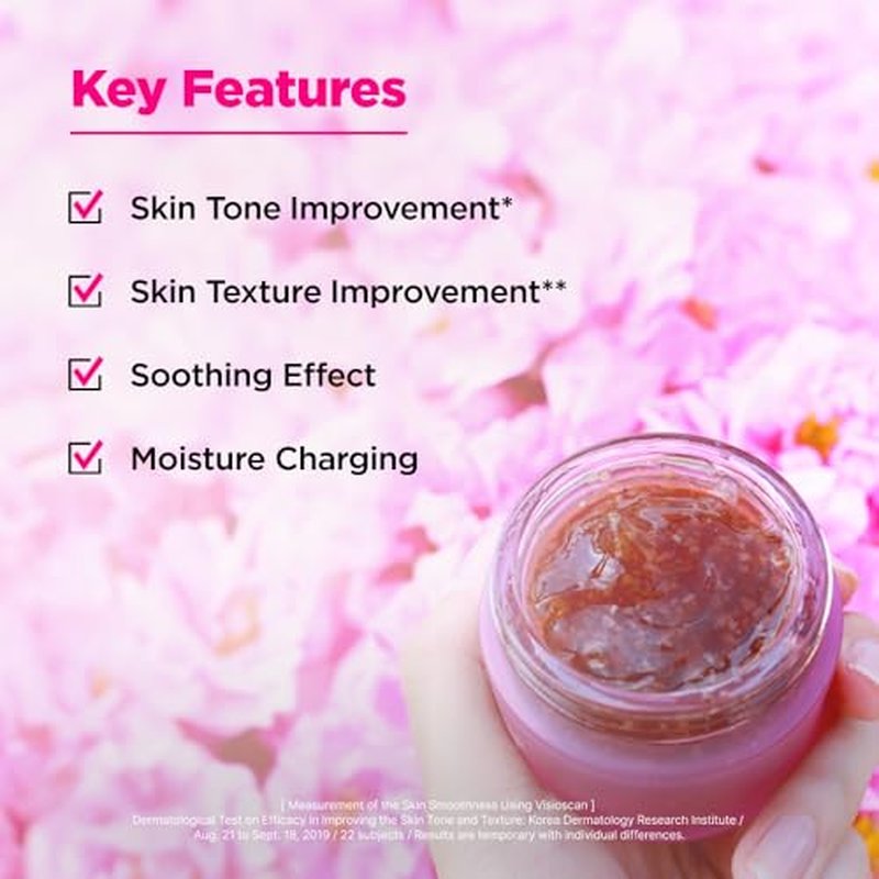 ISOI Bulgarian Rose Refresh Mask, Hydrating Mask with 70% Bulgarian Rose Water for Deep Hydration & Soothing Care, Korean Skin Care (2.82 fl. oz, 80g)