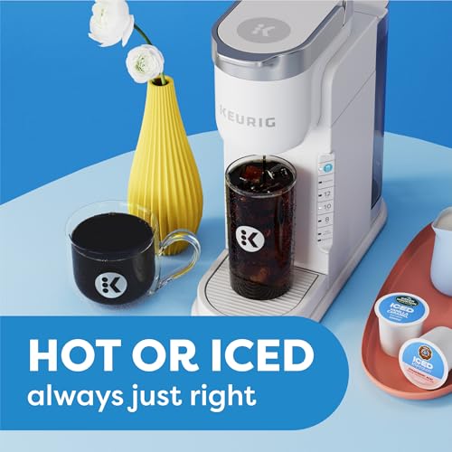 Keurig K-Iced Coffee Maker Gray - Hot & Cold Single Serve K-Cup Brewer with Removable Reservoir