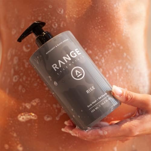 Renew Body Wash, Sandalwood Scent, Moisturizing Hydrating, Gentle Clean, Shower Gel, Paraben-Free, Sulfate-Free, Natural Ingredients, Hyaluronic Acid, Men Women, 450mL (15.2oz)