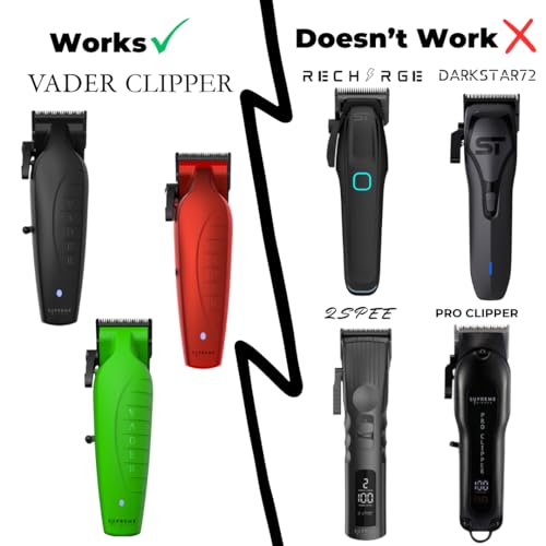 Supreme Trimmer DLC Coated Steel Replacement Blade CBT828 | Taper Blade for Hair Clippers | Black