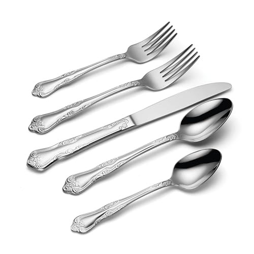 Oneida Azalea 45-Piece Flatware Set for 8 - Elegant Silverware