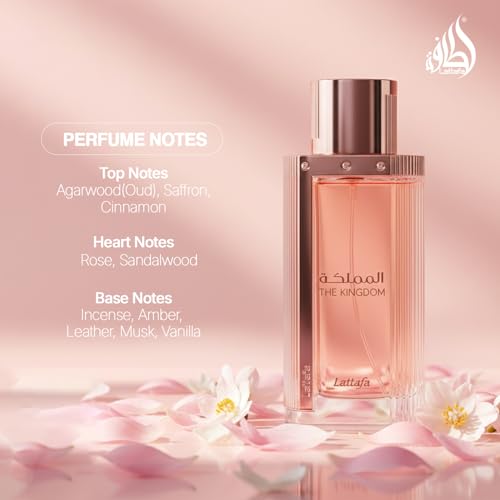 Eau De Parfum Spray for Women - The Kingdom by Lattafa - 3.4 Fl Oz (Variation of THIS listing: The Kingdom Women / 3.4 Fl Oz)