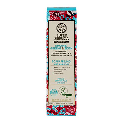 Natural Scalp Peeling with Ginseng & Biotin - Deep Cleansing Hair Treatment 3.38 fl oz