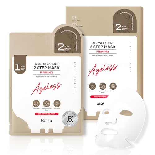 Firming 2-Step Face Mask Set - Hydrating & Glow Overnight Sheet Mask