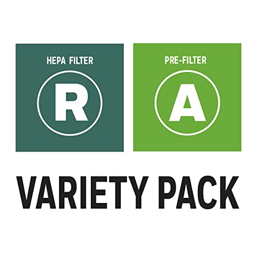 Honeywell HEPA Air Purifier Filter Pack for HPA200 & HPA5200 – 3.9 x 10.6 x 14.8 Inches, Full-Year Supply