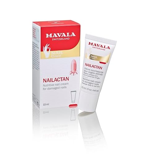 Mavala Nutritive Nail Cream Nailactan for Damaged Nails | Nail Care with Restorative Ingredients for Longer, Healthier Nails | Nail Strengthener + Hardener | 0.5 oz