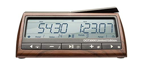 Limited Edition Wooden Chess Timer - FIDE Approved Digital Clock
